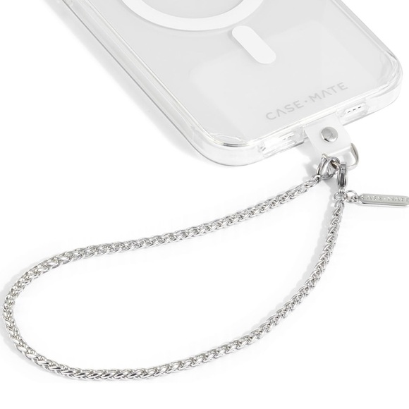 Case-Mate Phone Silver Chain Detachable Anti Theft Phone Hands-Free Wris… - Picture 1 of 5